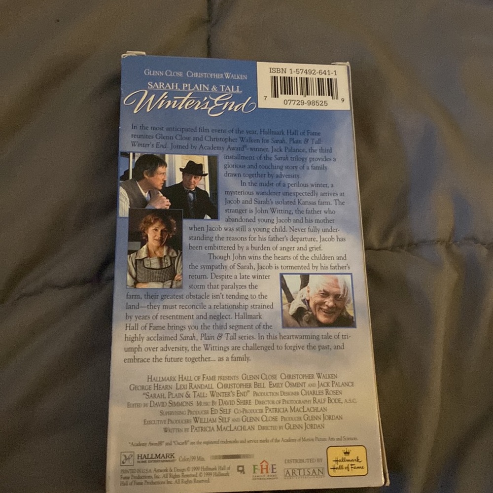 Hallmark VHS Winters End - Picture 2 of 2